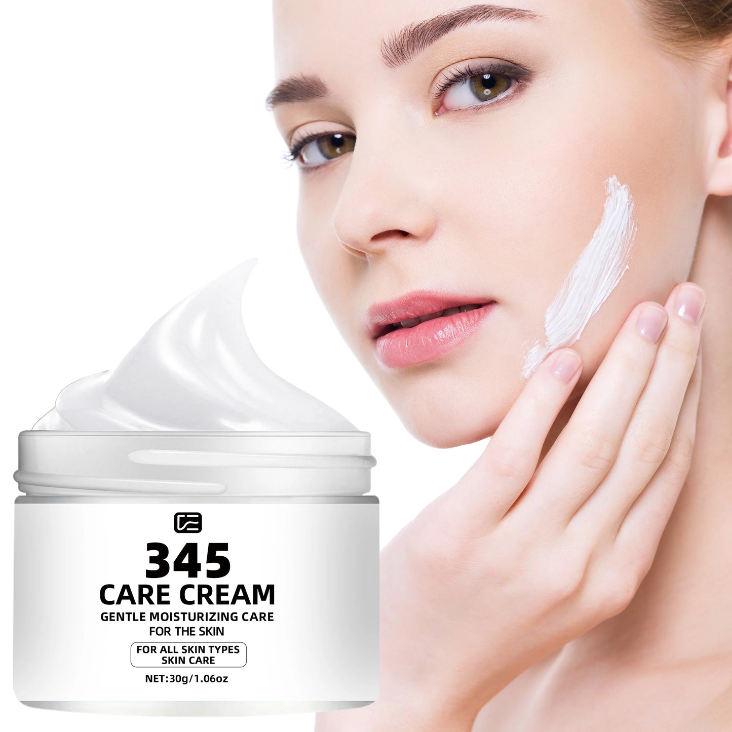 345 CARE CREAM: Collagen & Niacinamide Moisturizer - Daily Hydrating, Firming & Even skin tone Face Cream for All Skin Types