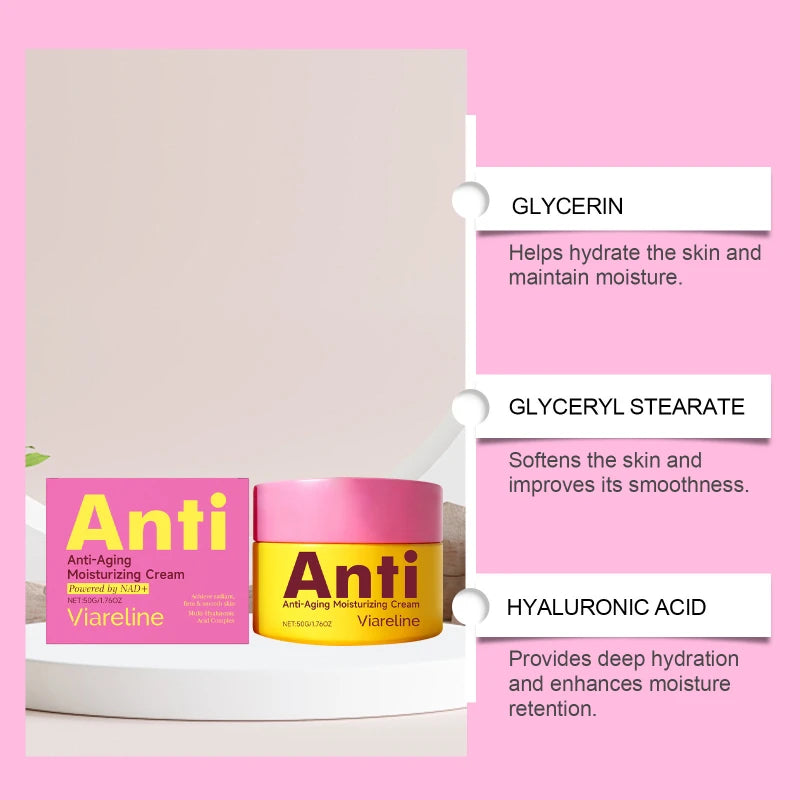 Face Moisturizer Cream,Skin Radiant Firming Brightening Tendering Cream,Korean Women & Men Daily Facial Hydrating Skincare