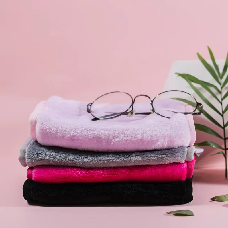 1pcs Reusable Makeup Remover Cotton Pads Makeup Eraser Microfiber Facial Towel Face Cleaning Cleaner Wipes Skincare Beauty Tools